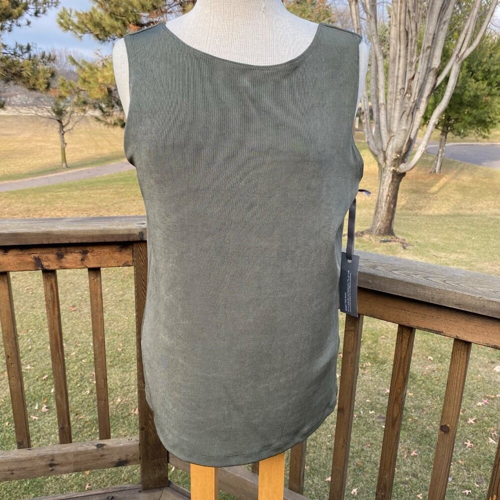 TRAVELERS CLASSIC Back Button Jacket sz 3 (US XL) w/ Tank sz 2 Cypress Fern NWT - Picture 9 of 12